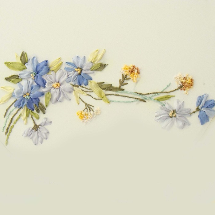 Birthday Posy - RIBBON EMBROIDERY KIT - K-070